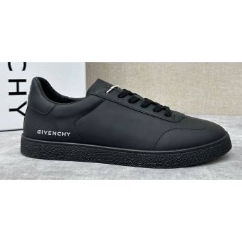 Givenchy Town Mens Sneakers in leather Black (shouhe-240119h38)