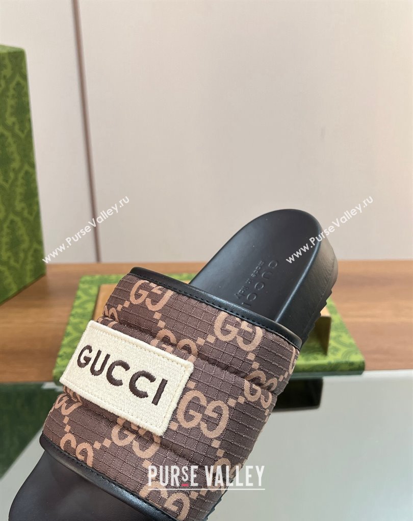 Gucci Women/Men GG slide sandals with Gucci label 771466 01 2024 (modeng-24012001)