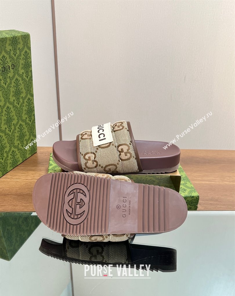 Gucci Women/Men GG slide sandals with Gucci label 771466 02 2024 (modeng-24012002)