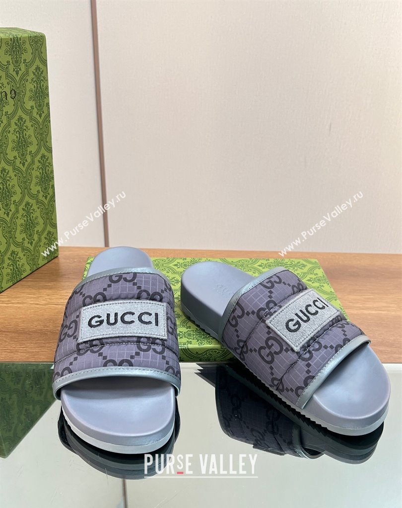 Gucci Women/Men GG slide sandals with Gucci label 771466 03 2024 (modeng-24012003)