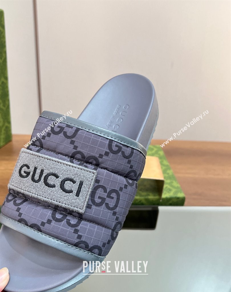 Gucci Women/Men GG slide sandals with Gucci label 771466 03 2024 (modeng-24012003)