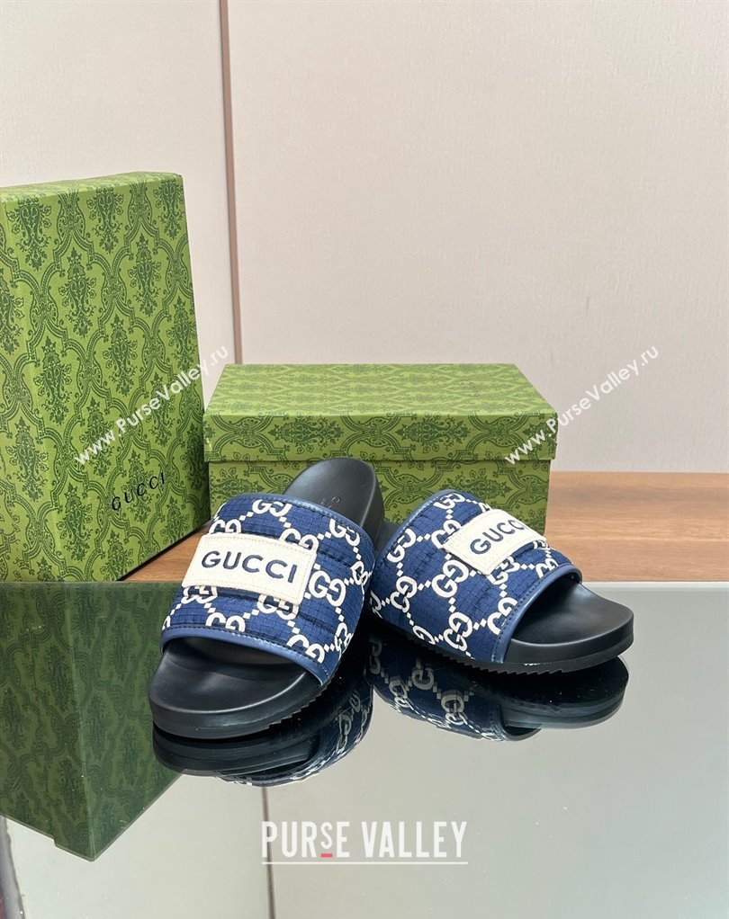 Gucci Women/Men GG slide sandals with Gucci label 771466 05 2024 (modeng-24012005)