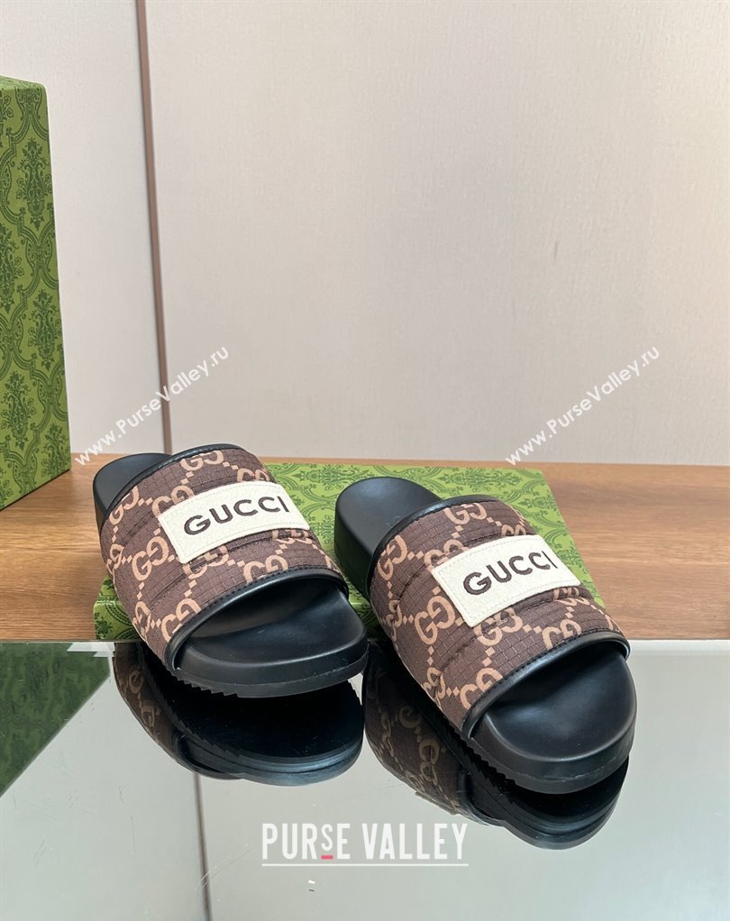 Gucci Women/Men GG slide sandals with Gucci label 771466 01 2024 (modeng-24012001)