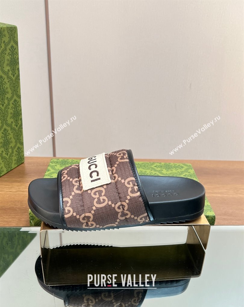 Gucci Women/Men GG slide sandals with Gucci label 771466 01 2024 (modeng-24012001)