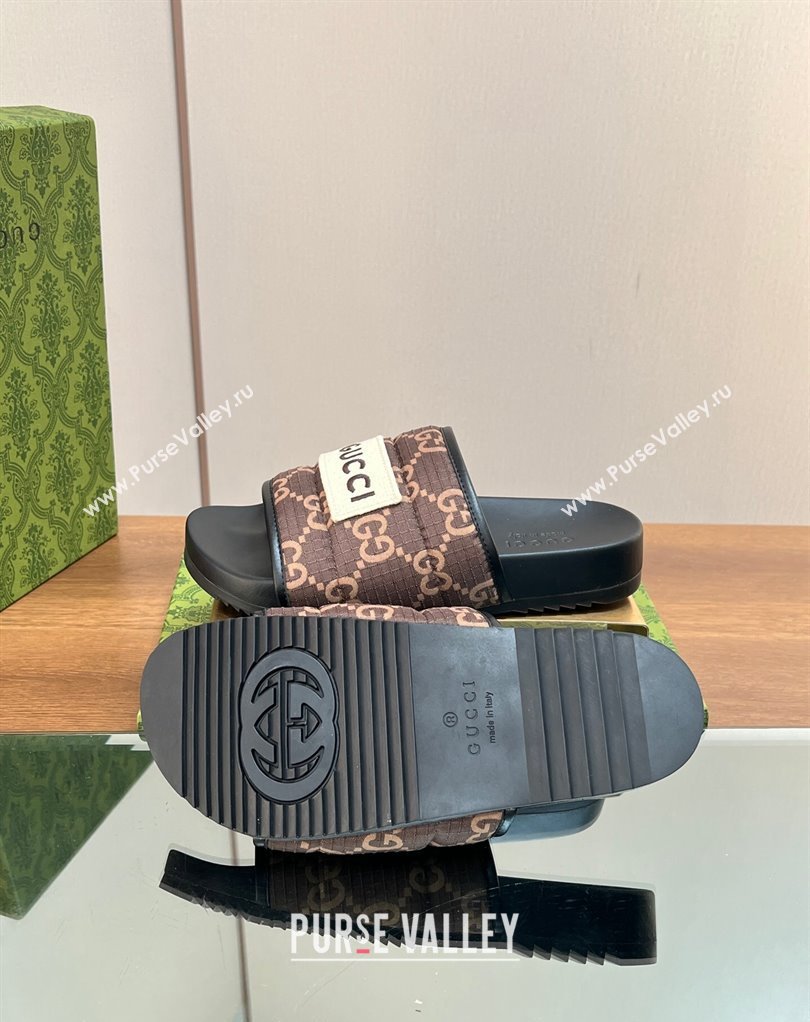 Gucci Women/Men GG slide sandals with Gucci label 771466 01 2024 (modeng-24012001)