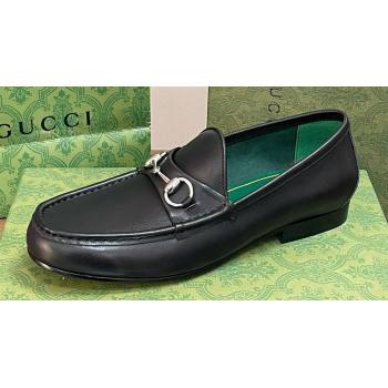 Gucci Mens Horsebit 1953 loafers with Horsebit ‎757769 Black 2024 (kaola-24012307)