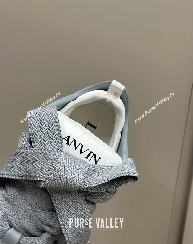 Lanvin CURB COLOR-BLOCK RUBBER Women/Men Sneakers Gray 2024 (SS-24012302)