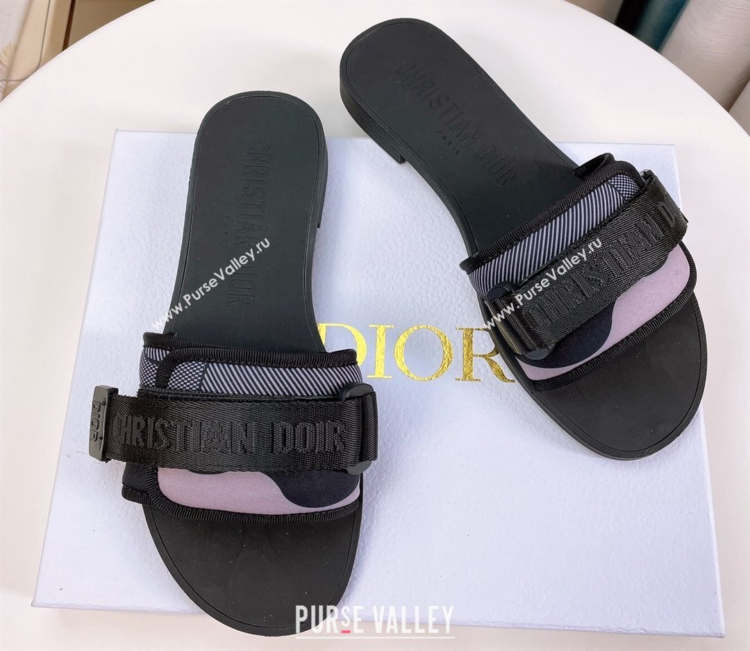 Cheap Sale Dior Dio(r)evolution Slides in Technical Fabric 03 (guodong-24012413)