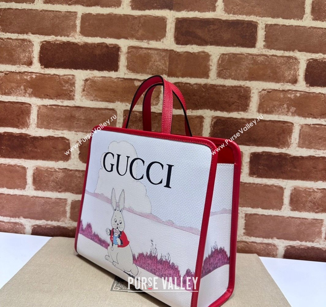 Gucci print tote bag 605614 GG Supreme canvas 04 (dlh-24012904)