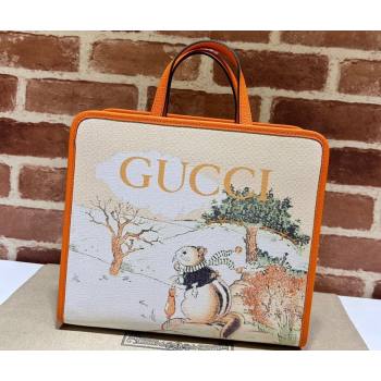 Gucci print tote bag 605614 GG Supreme canvas 05 (dlh-24012905)