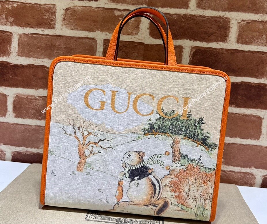 Gucci print tote bag 605614 GG Supreme canvas 05 (dlh-24012905)