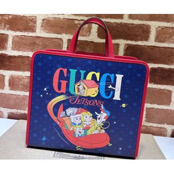 Gucci print tote bag 605614 GG Supreme canvas 06 (dlh-24012906)