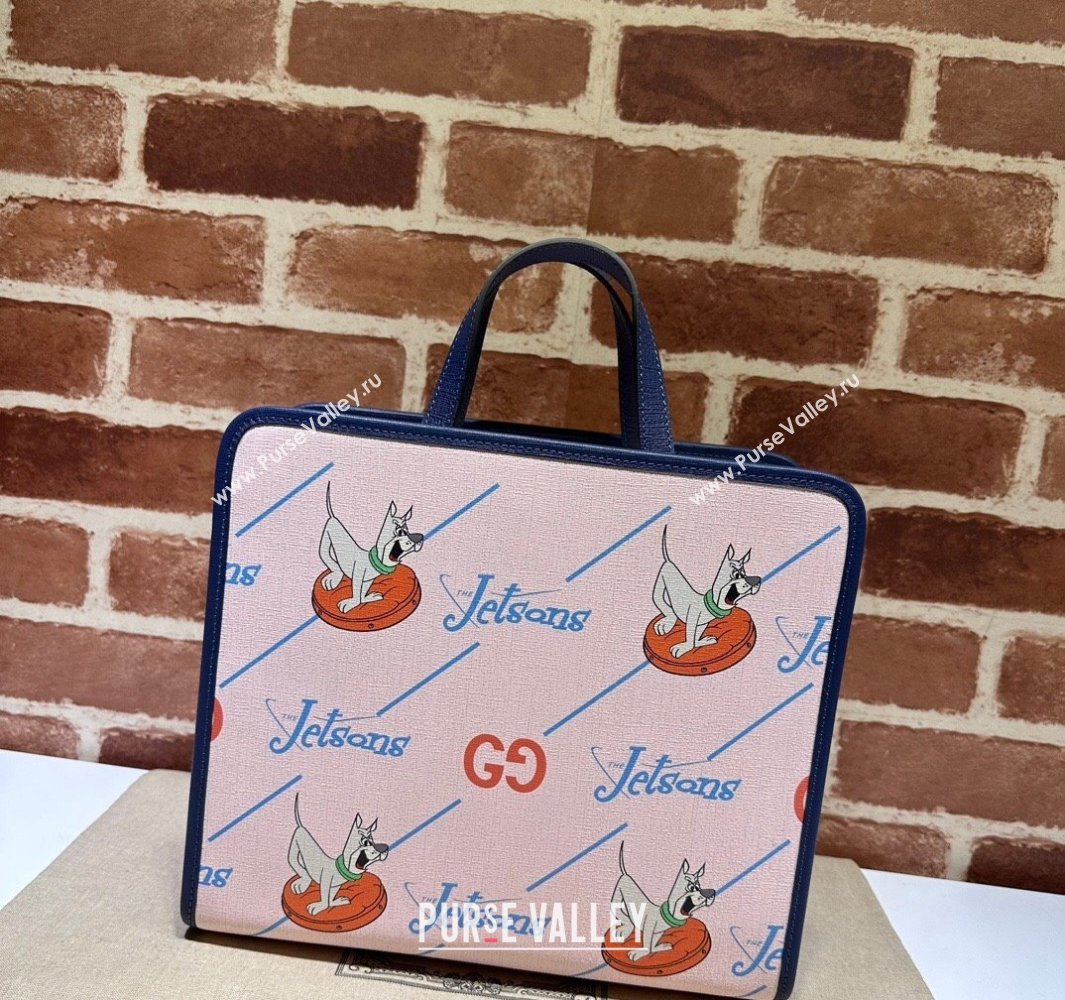 Gucci print tote bag 605614 GG Supreme canvas 08 (dlh-24012908)