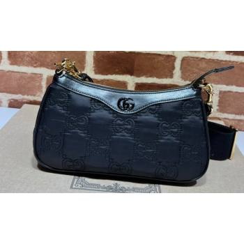 Gucci GG Matelasse handbag 735049 Nylon Black (dlh-24012630)