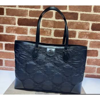 Gucci GG matelasse medium tote bag ‎‎631685 Nylon Black (dlh-24012631)