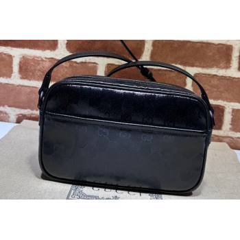 Gucci GG Crystal mini shoulder bag 760342 Black (dlh-24012704)