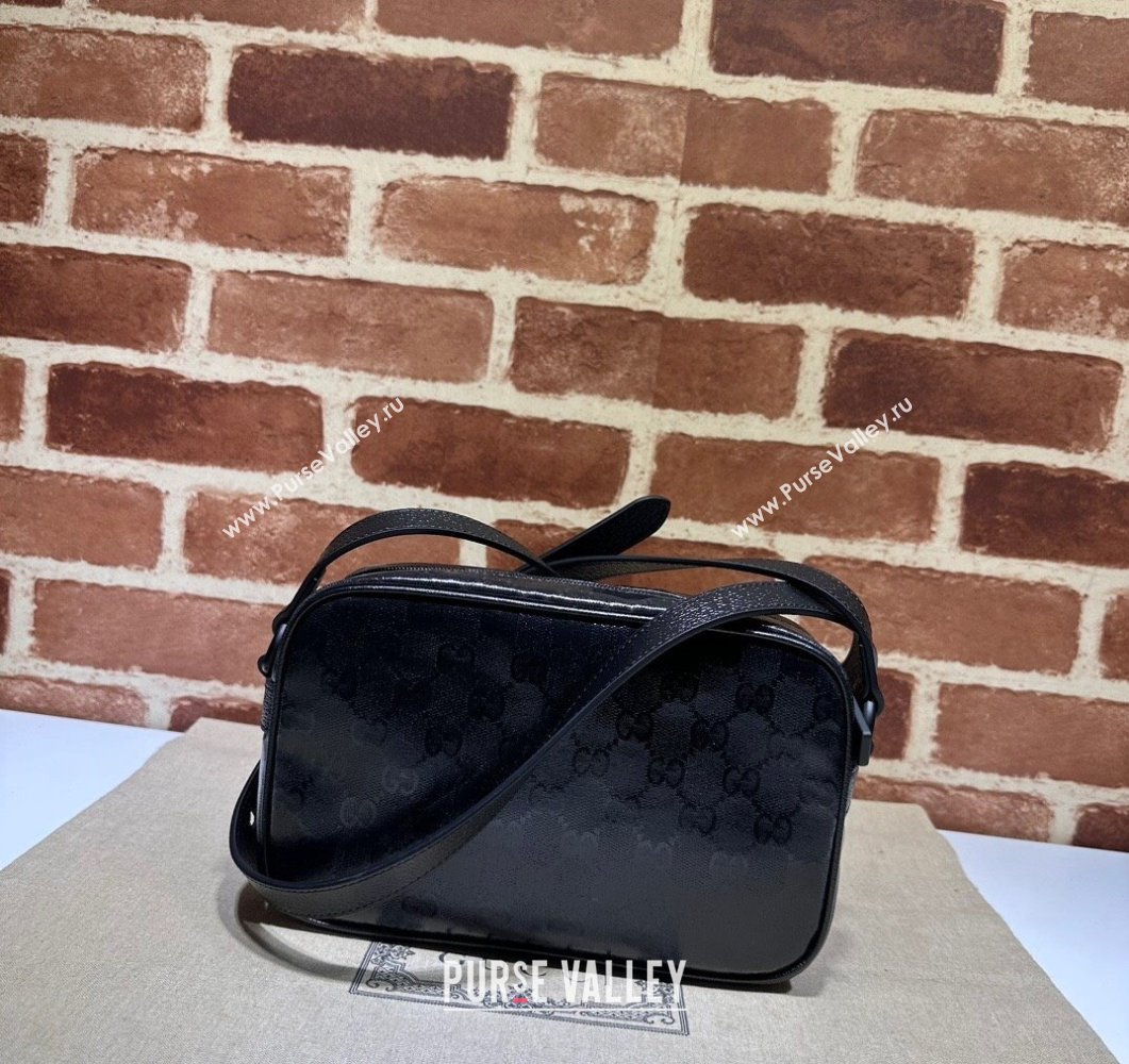 Gucci GG Crystal mini shoulder bag 760342 Black (dlh-24012704)