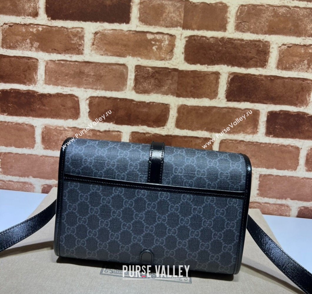 Gucci GG messenger bag with Interlocking G 745679 Black (dlh-24012706)