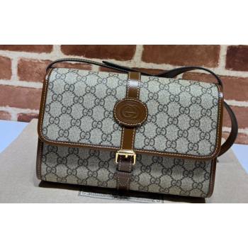 Gucci GG messenger bag with Interlocking G 745679 Beige (dlh-24012707)