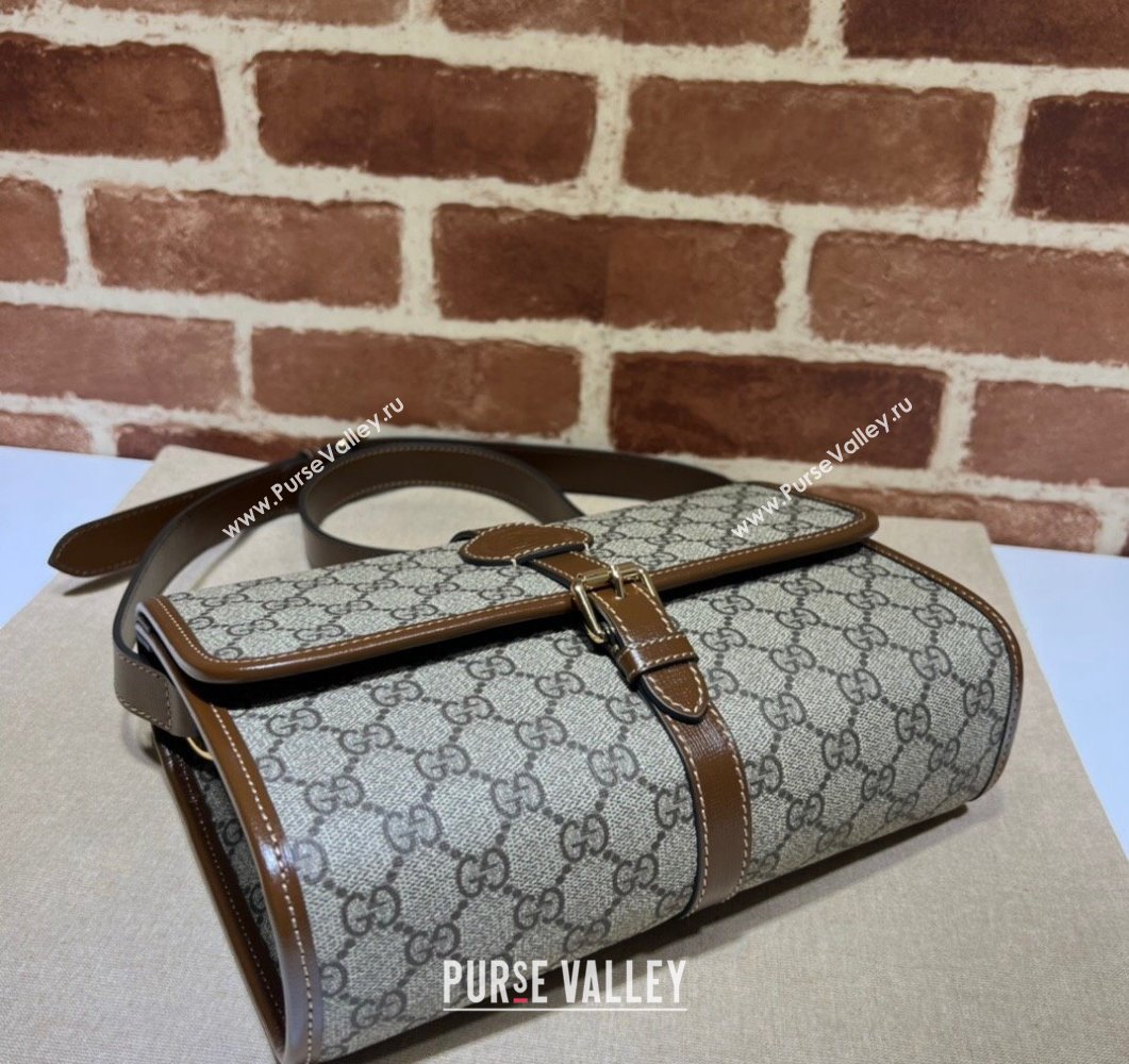 Gucci GG messenger bag with Interlocking G 745679 Beige (dlh-24012707)