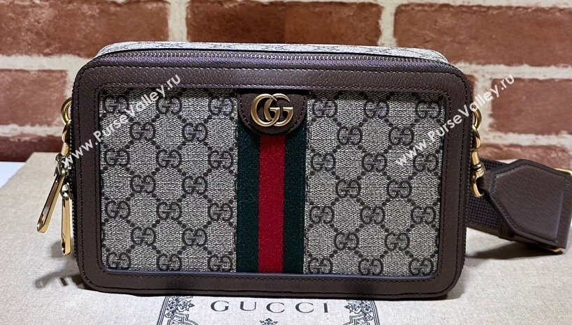 Gucci Ophidia GG mini bag 771174 GG canvas Beige (dlh-24012708)