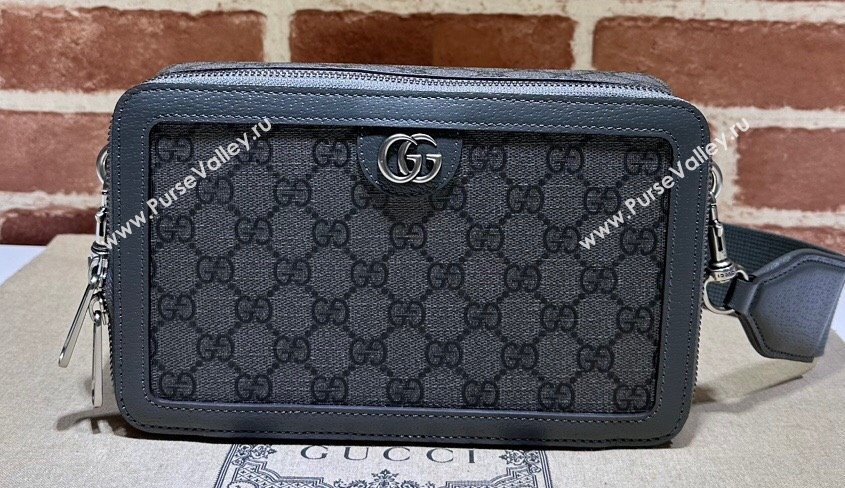 Gucci Ophidia GG mini bag 771174 GG canvas Gray (dlh-24012709)