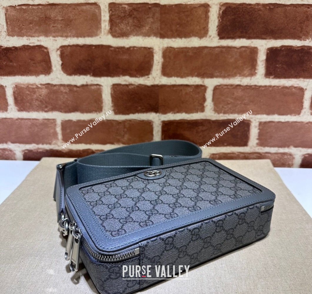 Gucci Ophidia GG mini bag 771174 GG canvas Gray (dlh-24012709)