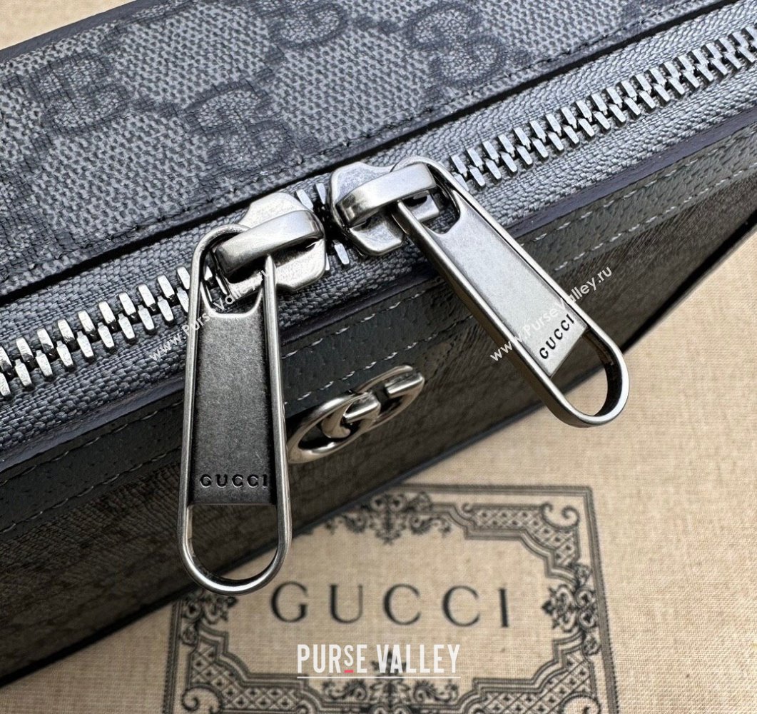 Gucci Ophidia GG mini bag 771174 GG canvas Gray (dlh-24012709)