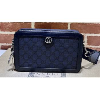 Gucci Ophidia GG mini bag 771174 GG canvas Blue (dlh-24012710)