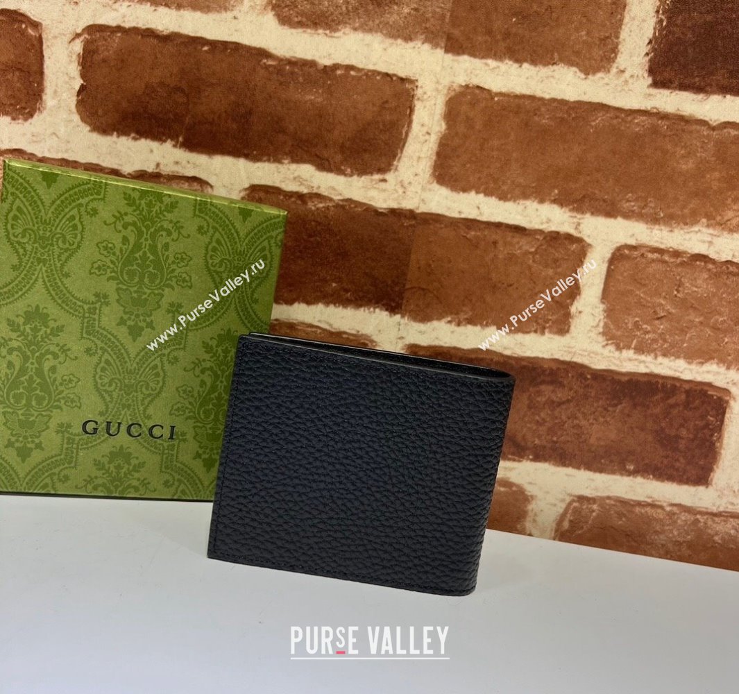 Gucci Bi-fold wallet with Gucci logo 771153 in Black leather (dlh-24012935)