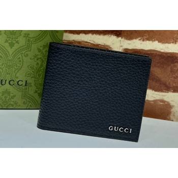 Gucci Bi-fold wallet with Gucci logo 771148 in Black leather (dlh-24012936)