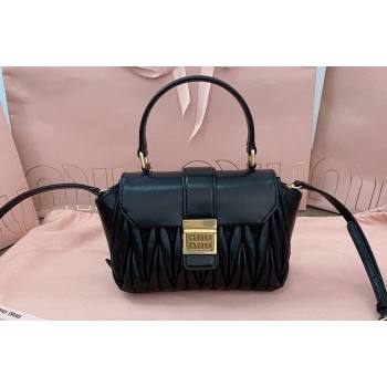 Miu Miu Matelassé nappa leather Mini Bag 5BP083 Black (jindong-24013054)