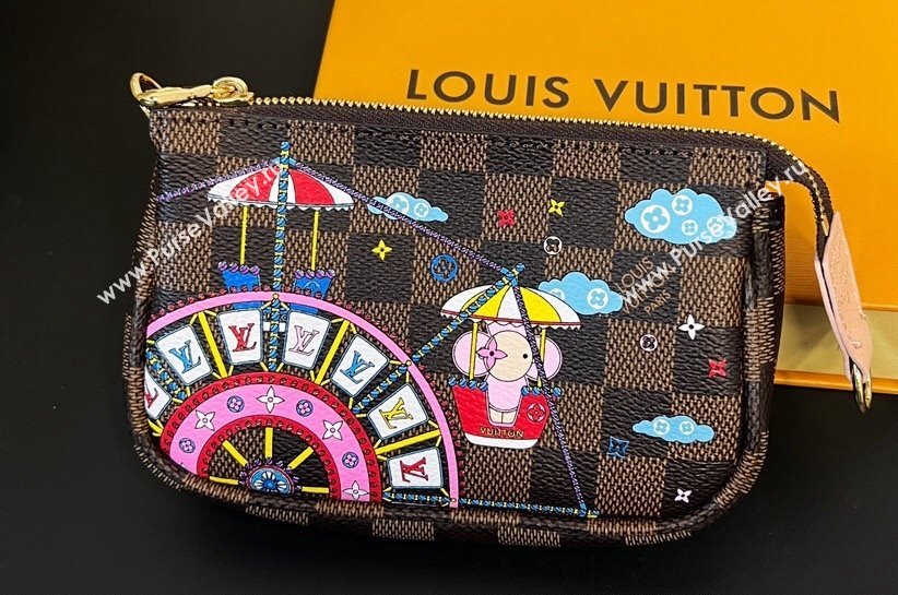 Cheap Sale Louis Vuitton Mini Pochette Accessoires Bag 10 (hongyun-24020110)