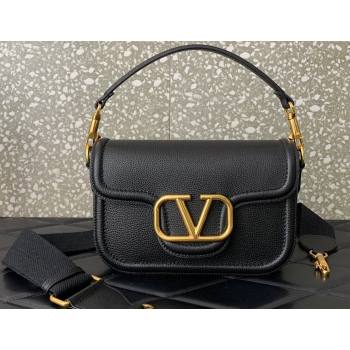 Valentino Alltime shoulder bag in grainy calfskin Black 2024 (liankafo-24020117)