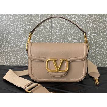 Valentino Alltime shoulder bag in grainy calfskin Nude 2024 (liankafo-24020119)