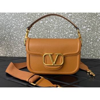 Valentino Alltime shoulder bag in grainy calfskin Brown 2024 (liankafo-24020120)