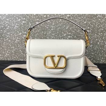 Valentino Alltime shoulder bag in grainy calfskin White 2024 (liankafo-24020118)