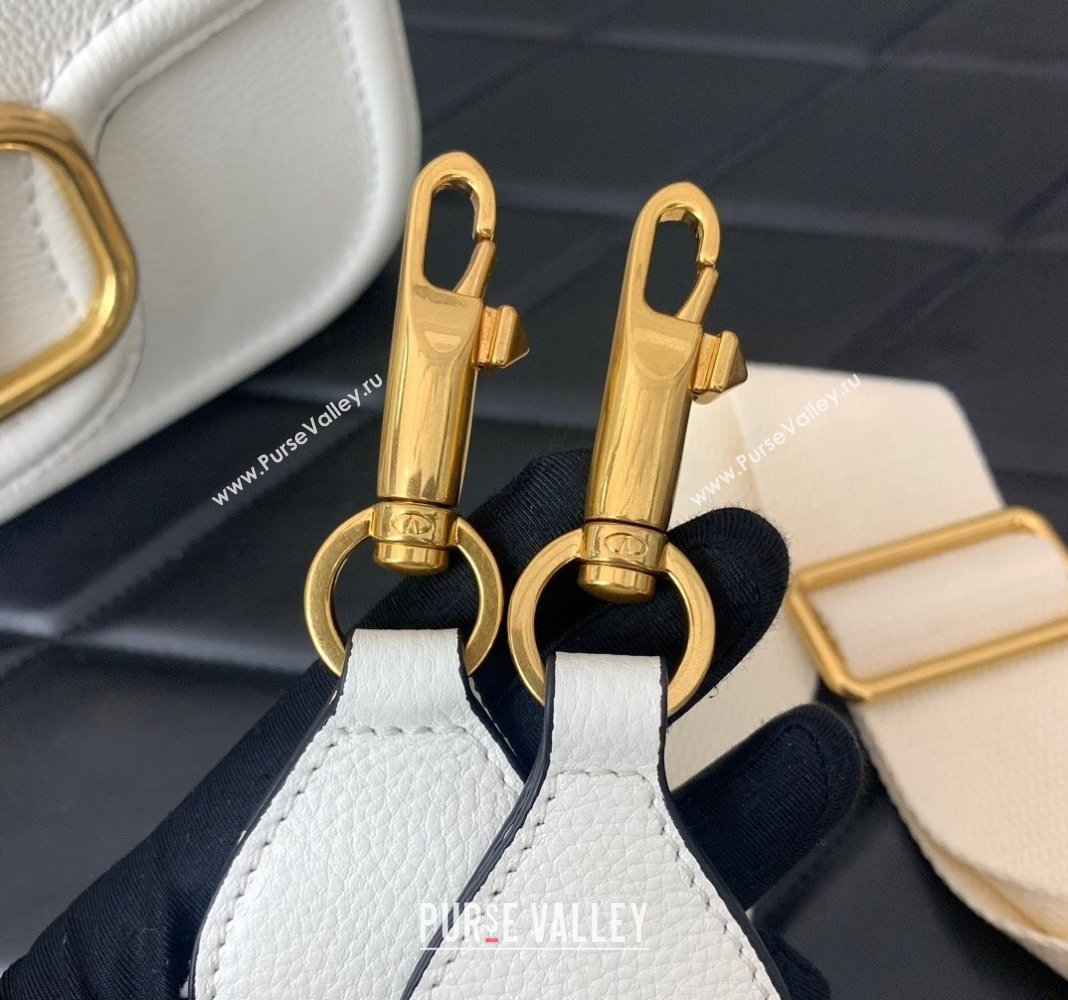 Valentino Alltime shoulder bag in grainy calfskin White 2024 (liankafo-24020118)