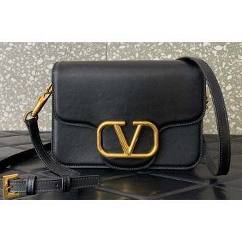 Valentino Locò Shoulder Bag in calfskin Black 2024 (liankafo-24020110)