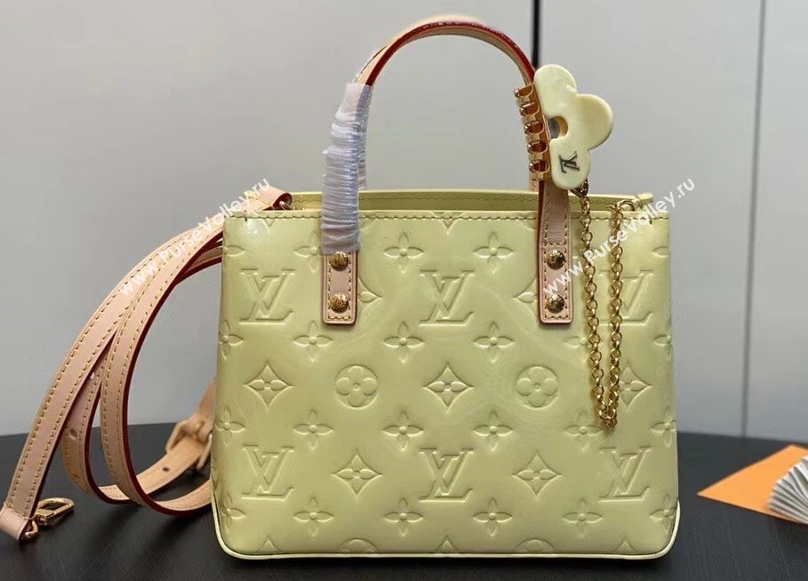 Louis Vuitton Monogram Vernis Reade PM Bag New LV Remix Chic and Yellow 2024 (kiki-24020101)