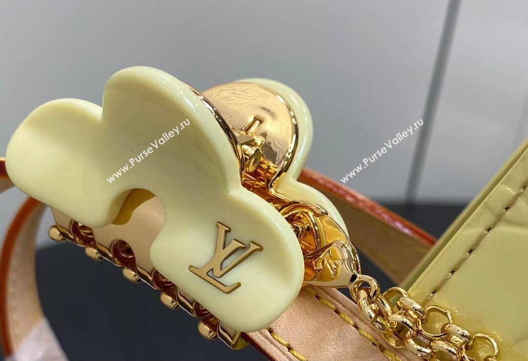 Louis Vuitton Monogram Vernis Reade PM Bag New LV Remix Chic and Yellow 2024 (kiki-24020101)