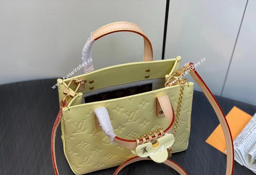 Louis Vuitton Monogram Vernis Reade PM Bag New LV Remix Chic and Yellow 2024 (kiki-24020101)