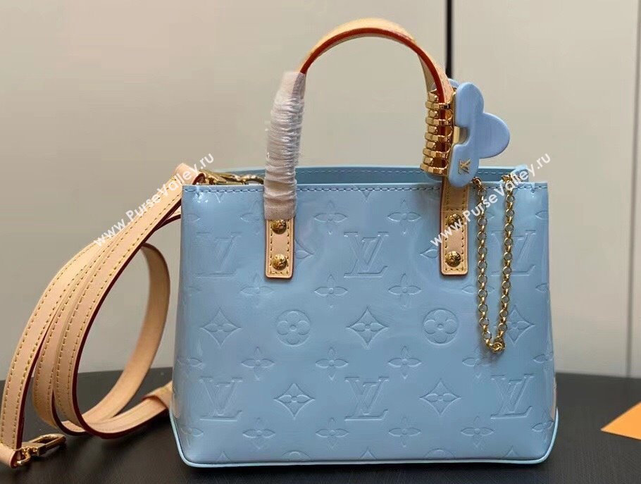 Louis Vuitton Monogram Vernis Reade PM Bag New LV Remix M24144 Sky 2024 (kiki-24020102)