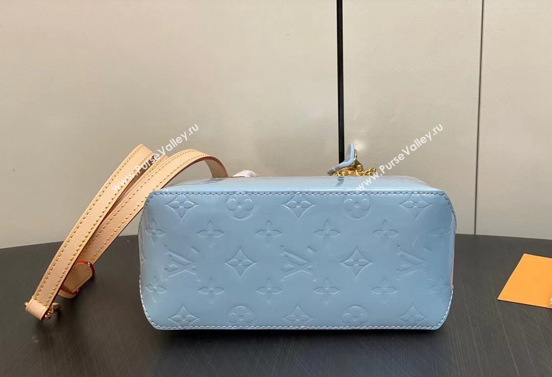 Louis Vuitton Monogram Vernis Reade PM Bag New LV Remix M24144 Sky 2024 (kiki-24020102)