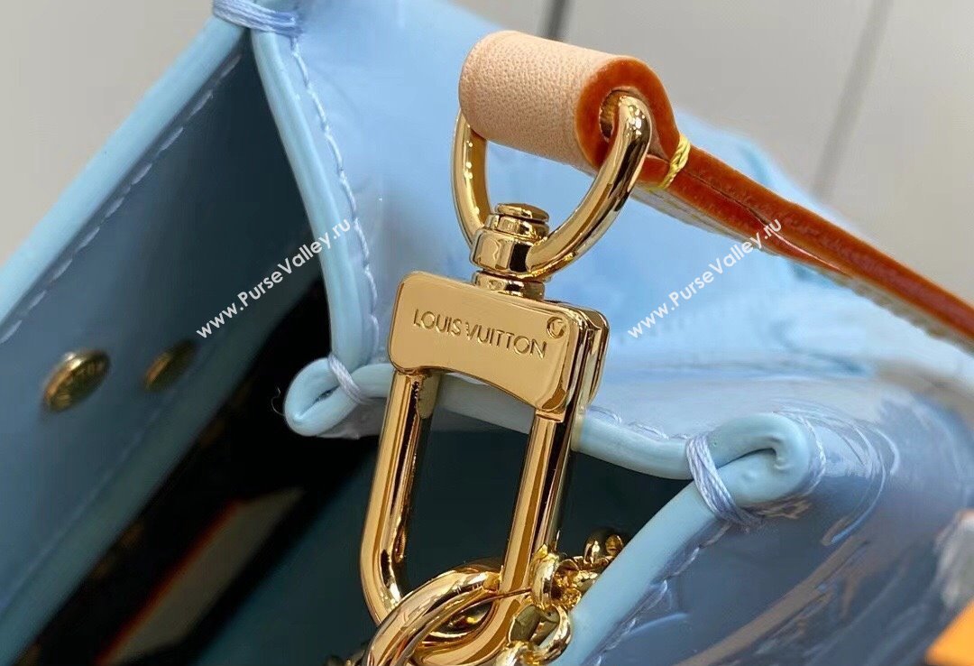 Louis Vuitton Monogram Vernis Reade PM Bag New LV Remix M24144 Sky 2024 (kiki-24020102)