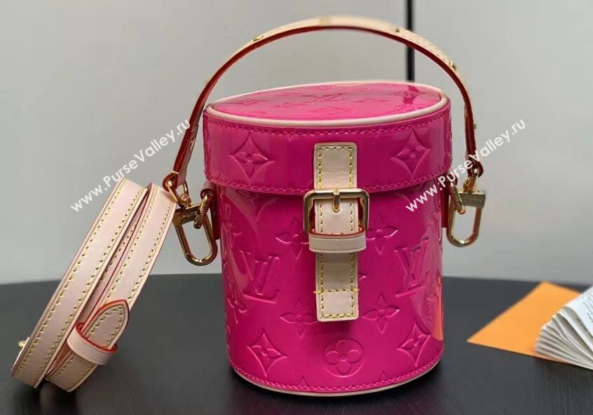 Louis Vuitton Monogram Vernis Astor Bag New LV Remix M24102 Neon Pink 2024 (kiki-24020106)