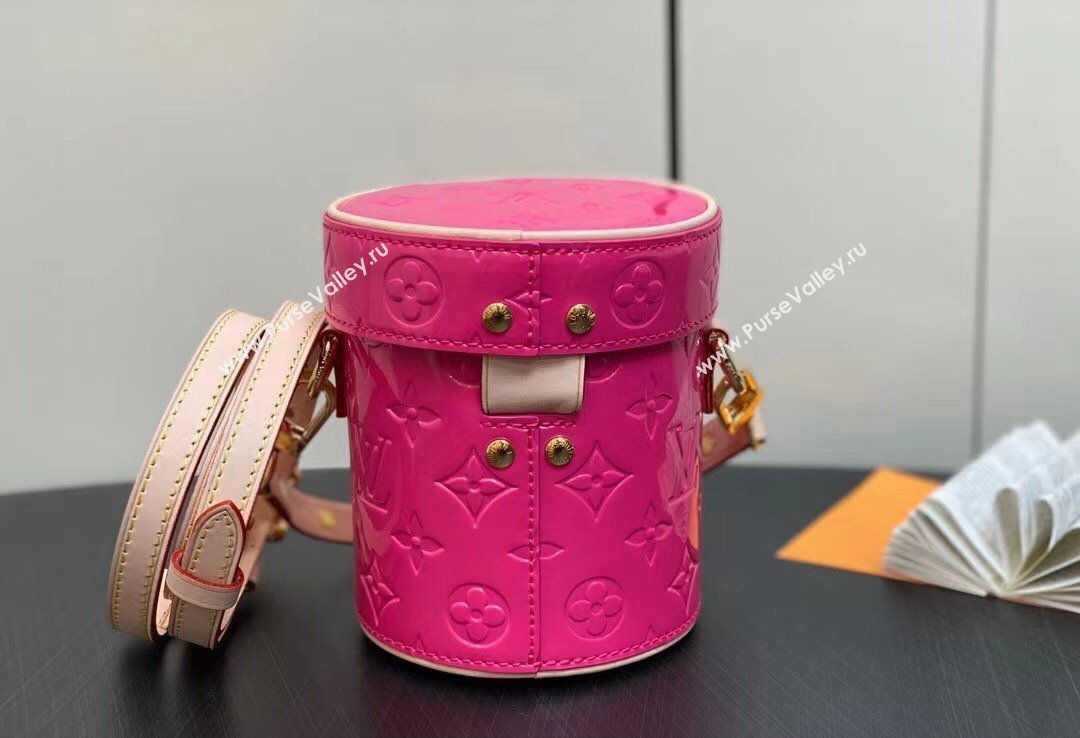 Louis Vuitton Monogram Vernis Astor Bag New LV Remix M24102 Neon Pink 2024 (kiki-24020106)