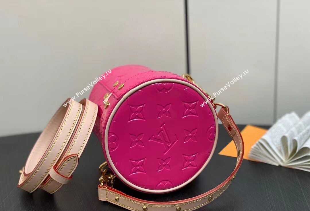 Louis Vuitton Monogram Vernis Astor Bag New LV Remix M24102 Neon Pink 2024 (kiki-24020106)