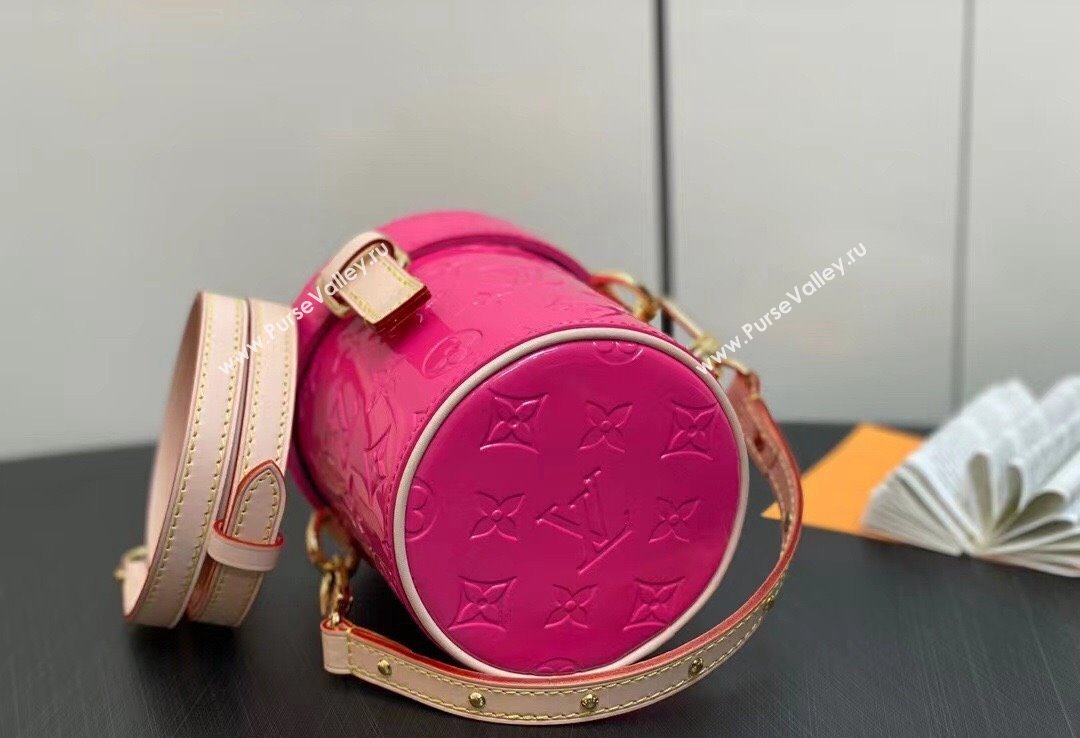 Louis Vuitton Monogram Vernis Astor Bag New LV Remix M24102 Neon Pink 2024 (kiki-24020106)