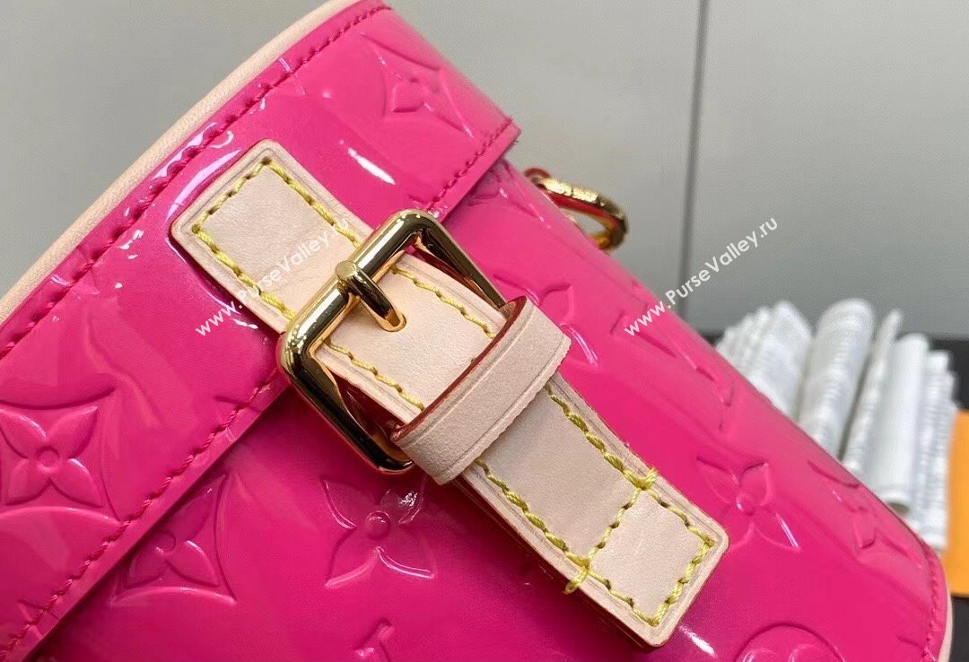 Louis Vuitton Monogram Vernis Astor Bag New LV Remix M24102 Neon Pink 2024 (kiki-24020106)